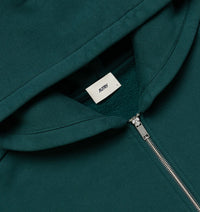 AUTRY SWEAT À CAPUCHE ZIPPÉ UNISEXE VERT