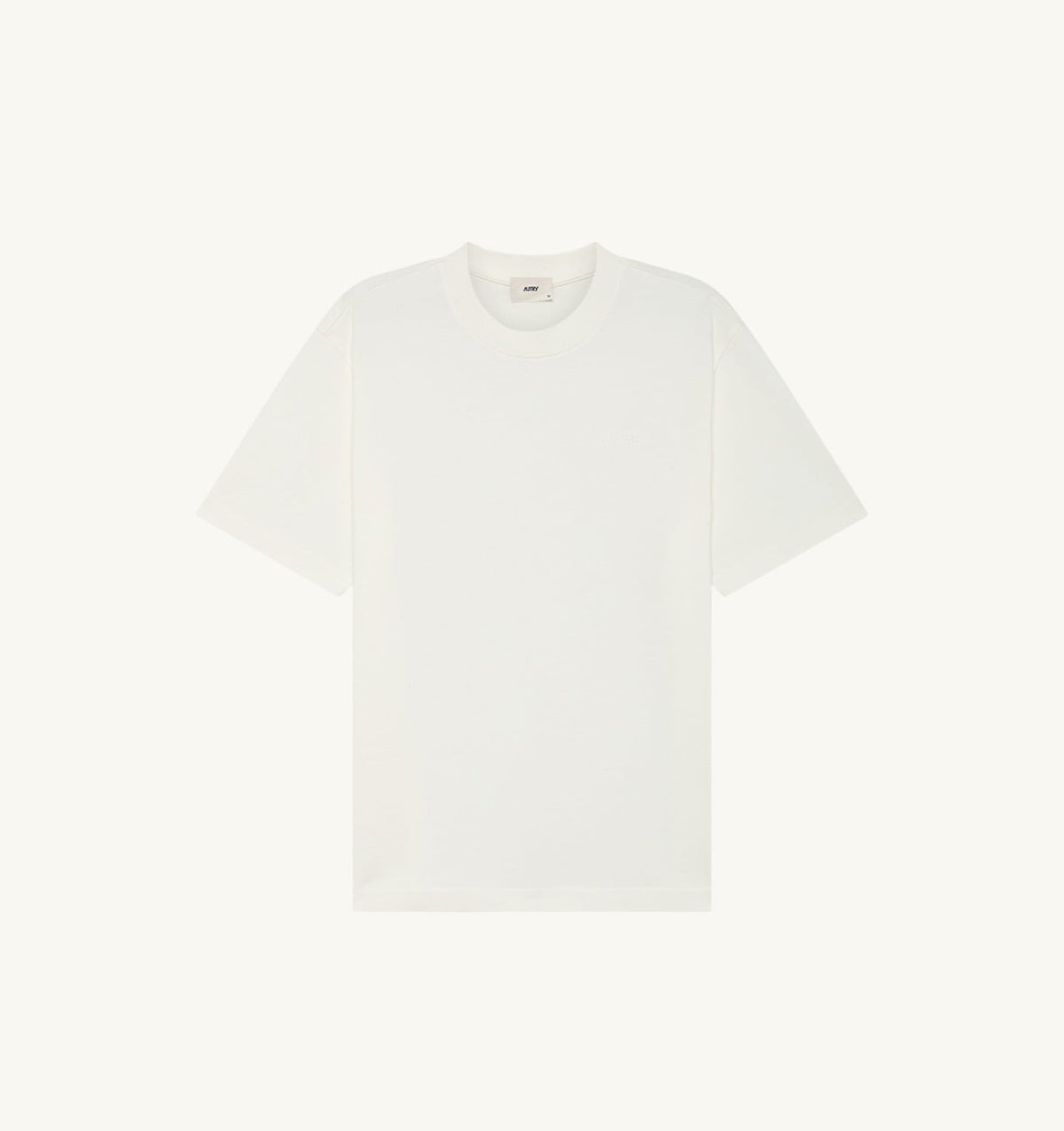 AUTRY T-SHIRT AVEC LOGO TON SUR TON UNISEX ALABATRE