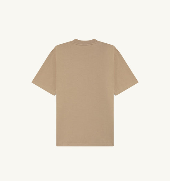 AUTRY T-SHIRT AVEC LOGO TON SUR TON UNISEX BEIGE