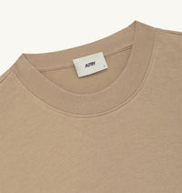 AUTRY T-SHIRT AVEC LOGO TON SUR TON UNISEX BEIGE