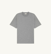 AUTRY T-SHIRT AVEC LOGO TON SUR TON UNISEX GRIS MELANGE FONCE