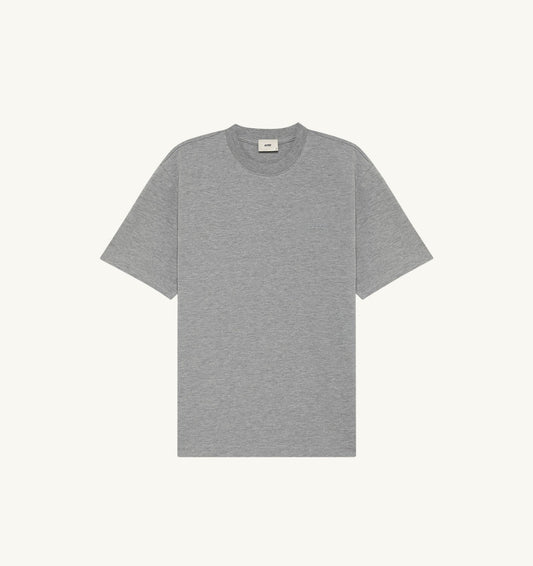AUTRY T-SHIRT AVEC LOGO TON SUR TON UNISEX GRIS MELANGE FONCE