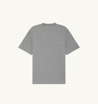 AUTRY T-SHIRT AVEC LOGO TON SUR TON UNISEX GRIS MELANGE FONCE