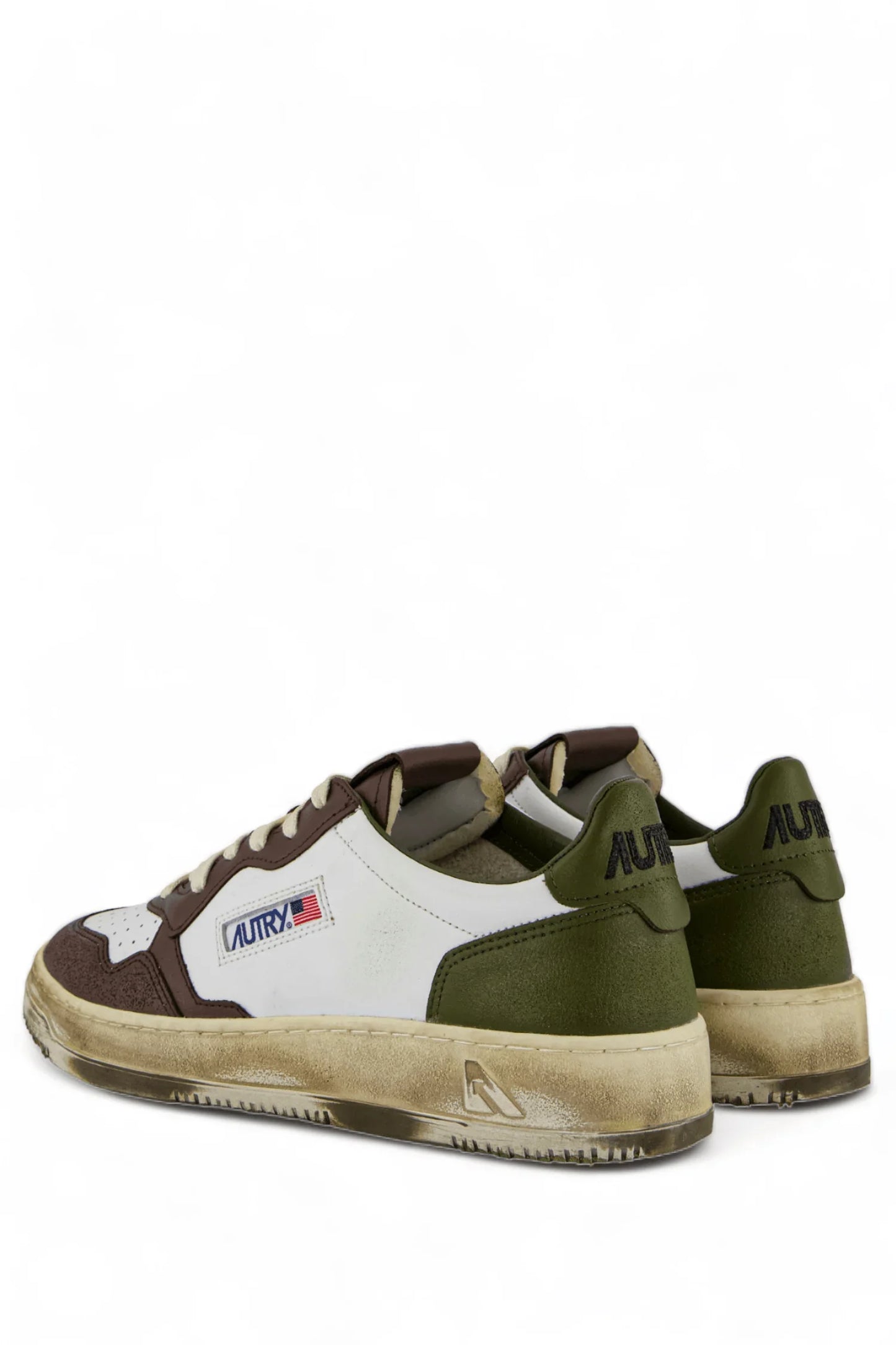 SUP VINT LOW Blanc Vert et Marron - Uptown 42
