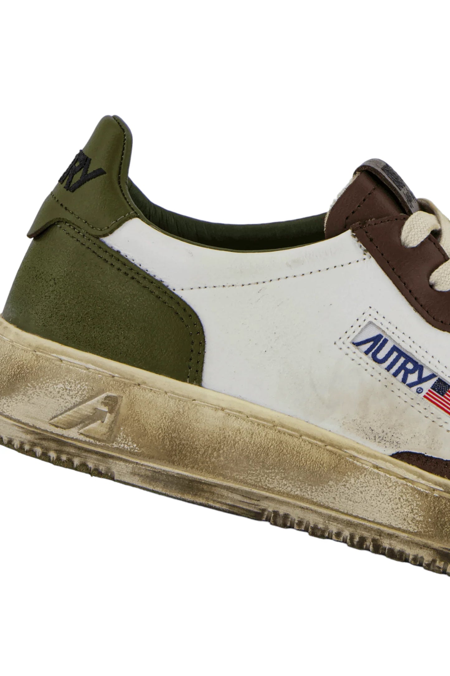 SUP VINT LOW Blanc Vert et Marron - Uptown 42
