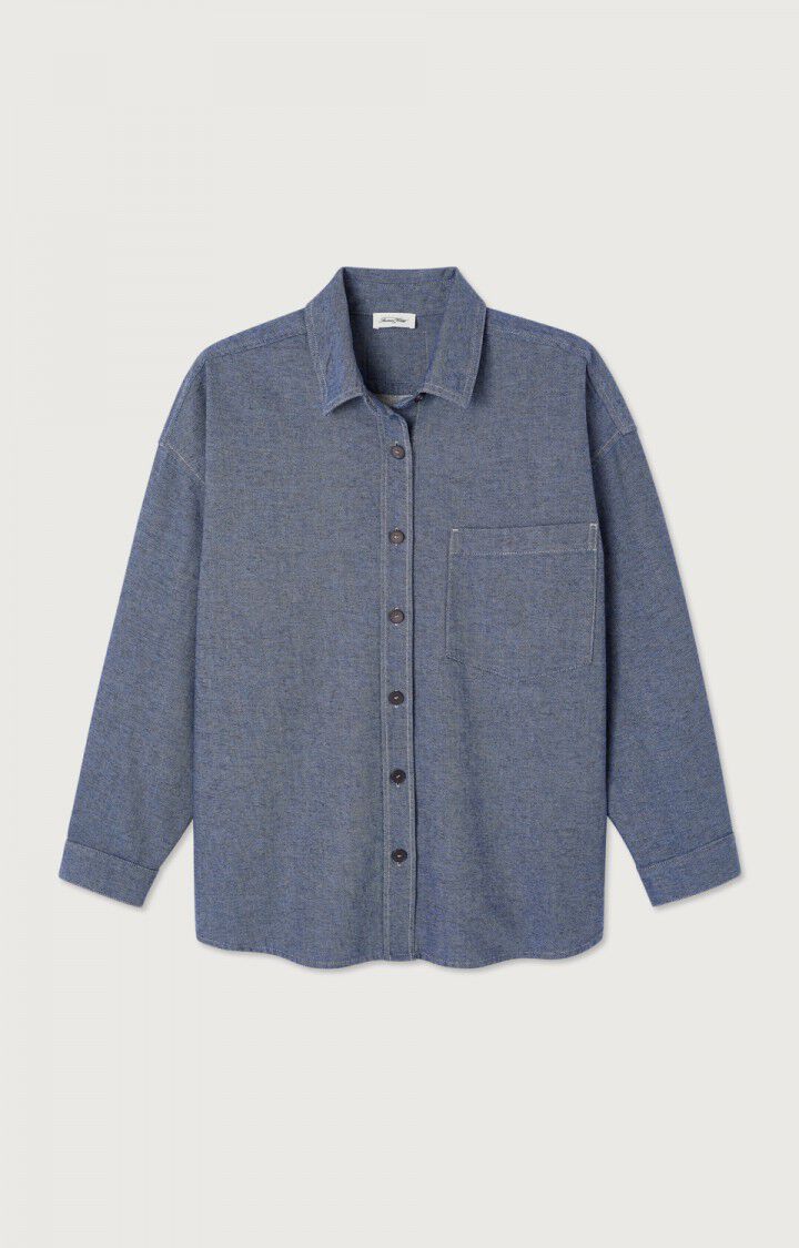American Vintage CHEMISE FEMME LOFWAY STONE BLUE
