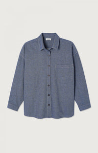 American Vintage CHEMISE FEMME LOFWAY STONE BLUE