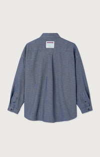 American Vintage CHEMISE FEMME LOFWAY STONE BLUE