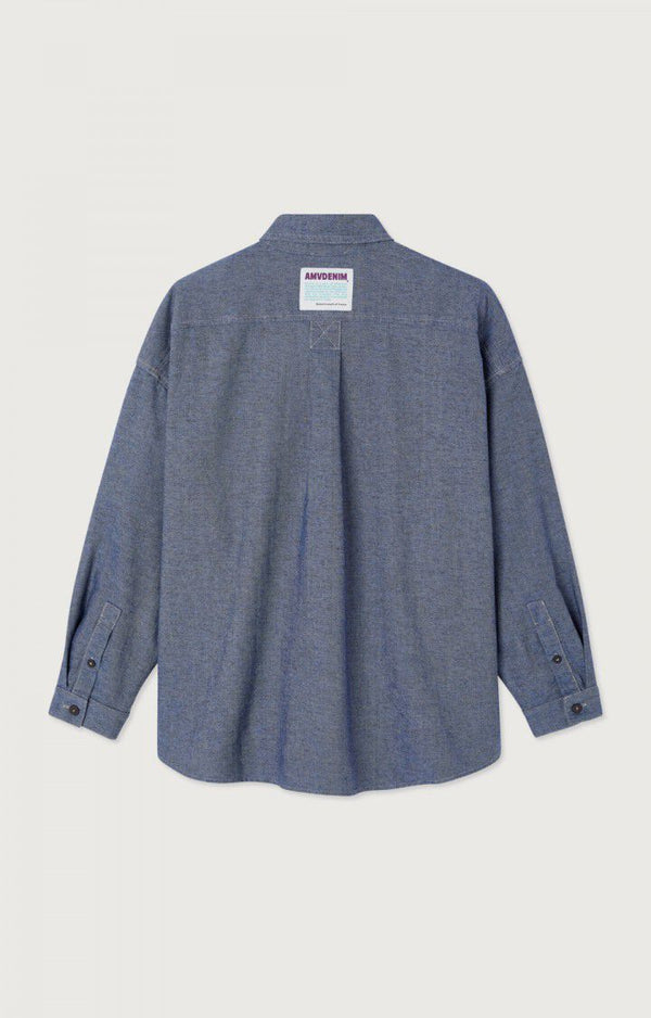 American Vintage CHEMISE FEMME LOFWAY STONE BLUE