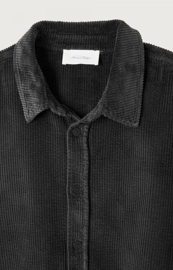 American Vintage CHEMISE HOMME PADOW CARBONE VINTAGE