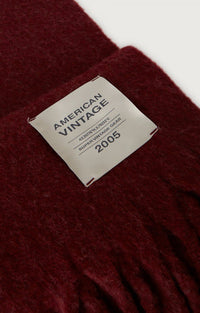 American Vintage ECHARPE ZINACO CERISIER L