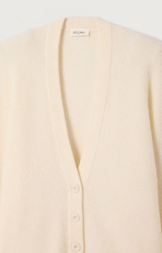 American Vintage GILET FEMME DAMSVILLE PANNACOTTA CHINE