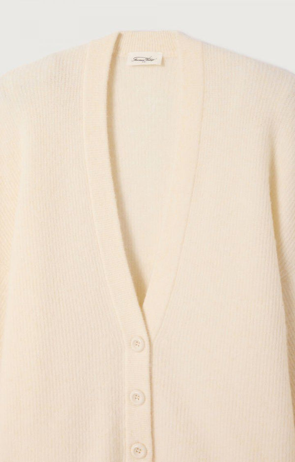 American Vintage GILET FEMME DAMSVILLE PANNACOTTA CHINE