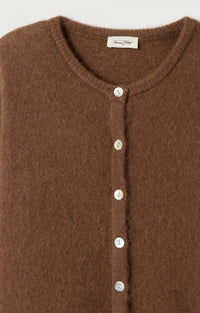 American Vintage GILET FEMME VITOW CHOCOLAT CHINE