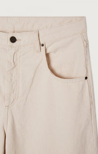 American Vintage JEAN BIG CARROT HOMME SNOPDOG ECRU
