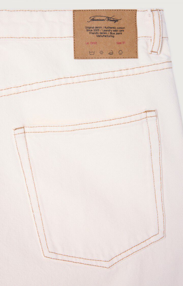 American Vintage JEAN DROIT HOMME JOZASTREET OFF WHITE