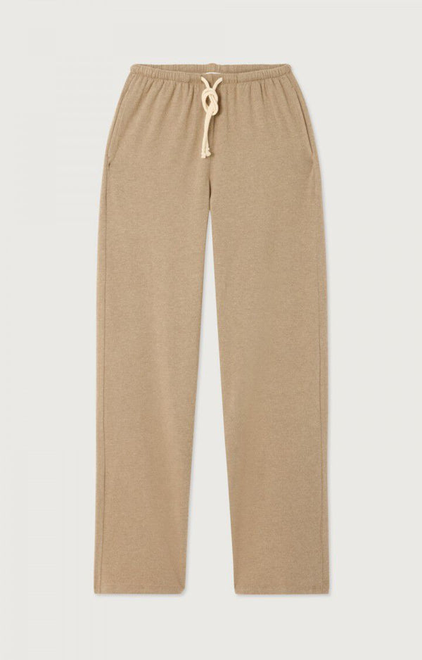 American Vintage JOGGING FEMME YPAWOOD MACCHIATO CHINE — American Vintage
