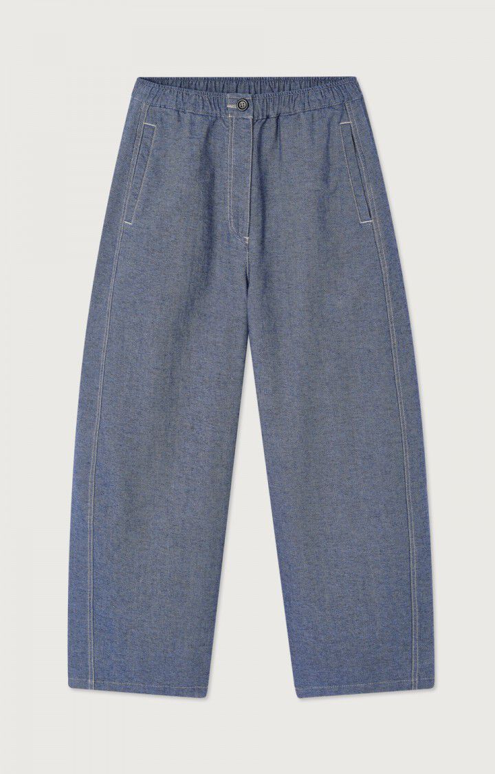 American Vintage PANTALON FEMME LOFWAY STONE BLUE
