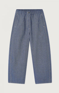American Vintage PANTALON FEMME LOFWAY STONE BLUE