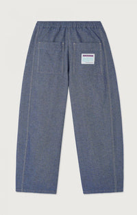 American Vintage PANTALON FEMME LOFWAY STONE BLUE