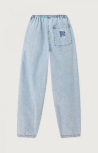 American Vintage PANTALON FEMME PAYBOU BLUE SNOW