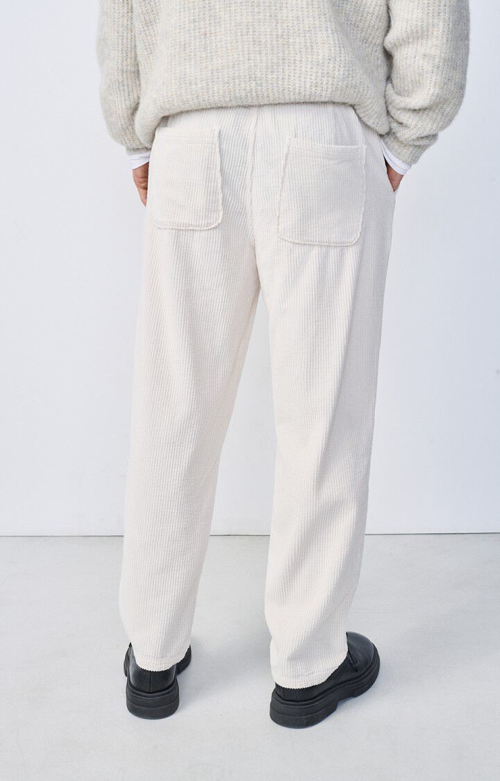 American Vintage PANTALON HOMME PADOW ECRU VINTAGE