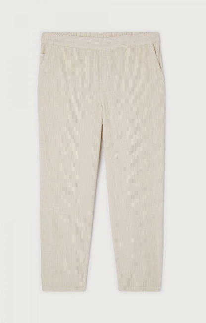 American Vintage PANTALON HOMME PADOW ECRU VINTAGE