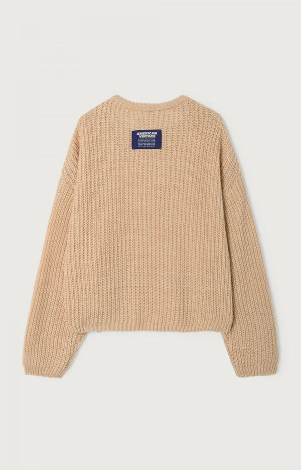 American Vintage PULL FEMME CYROW BEIGE