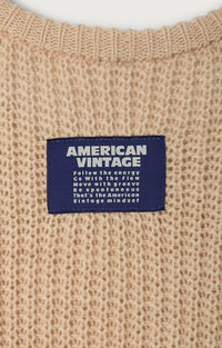 American Vintage PULL FEMME CYROW BEIGE