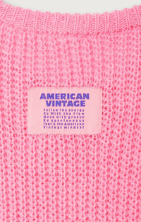 American Vintage PULL FEMME CYROW BONBON CHINE