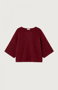 American Vintage PULL FEMME DAMSVILLE CERISIER CHINE