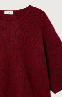 American Vintage PULL FEMME DAMSVILLE CERISIER CHINE