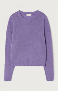 American Vintage PULL FEMME OUITY VIOLA CHINE