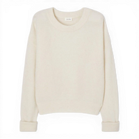 American Vintage PULL FEMME VITOW BLANC