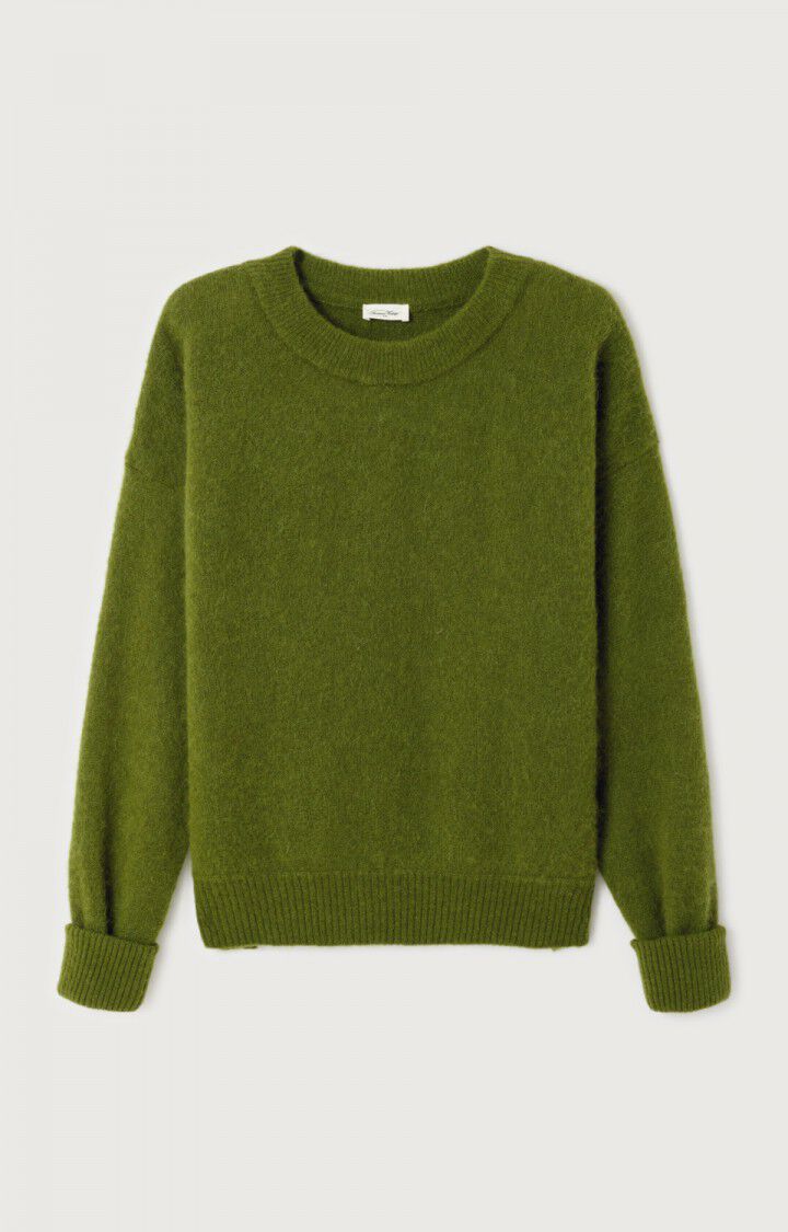 American Vintage PULL FEMME VITOW PESTO CHINE