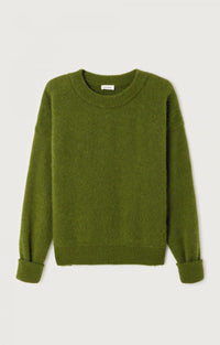 American Vintage PULL FEMME VITOW PESTO CHINE