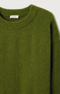 American Vintage PULL FEMME VITOW PESTO CHINE