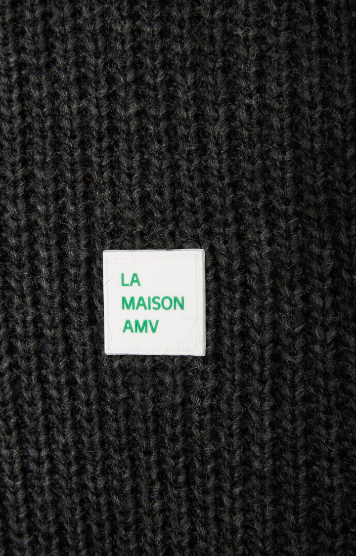 American Vintage PULL HOMME CRASHWAY ANTHRACITE CHINE