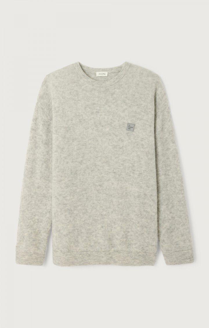 American Vintage PULL HOMME VITOW GRIS CLAIR CHINE