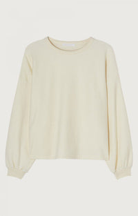 American Vintage SWEAT FEMME BOBYPARK ECRU