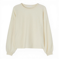 American Vintage SWEAT FEMME BOBYPARK ECRU