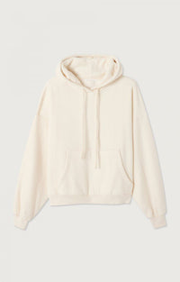 American Vintage SWEAT FEMME CAPUCHE BOBYPARK ECRU