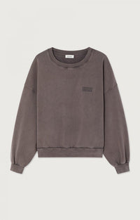 American Vintage SWEAT FEMME JITBAY CENDRE VINTAGE