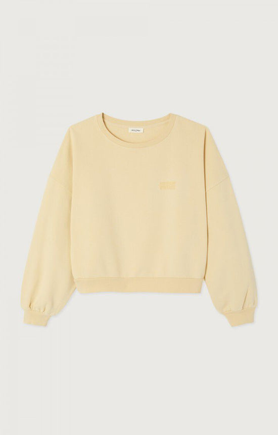 American Vintage SWEAT FEMME JITBAY LIMONADE VINTAGE — American Vintage
