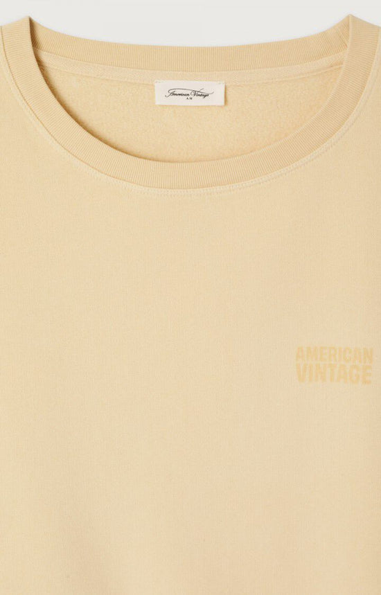 American Vintage SWEAT FEMME JITBAY LIMONADE VINTAGE