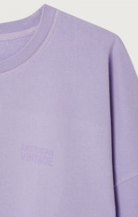 American Vintage SWEAT FEMME JITBAY PARME VINTAGE