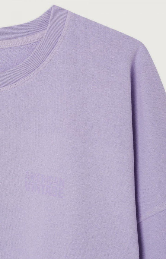 American Vintage SWEAT FEMME JITBAY PARME VINTAGE