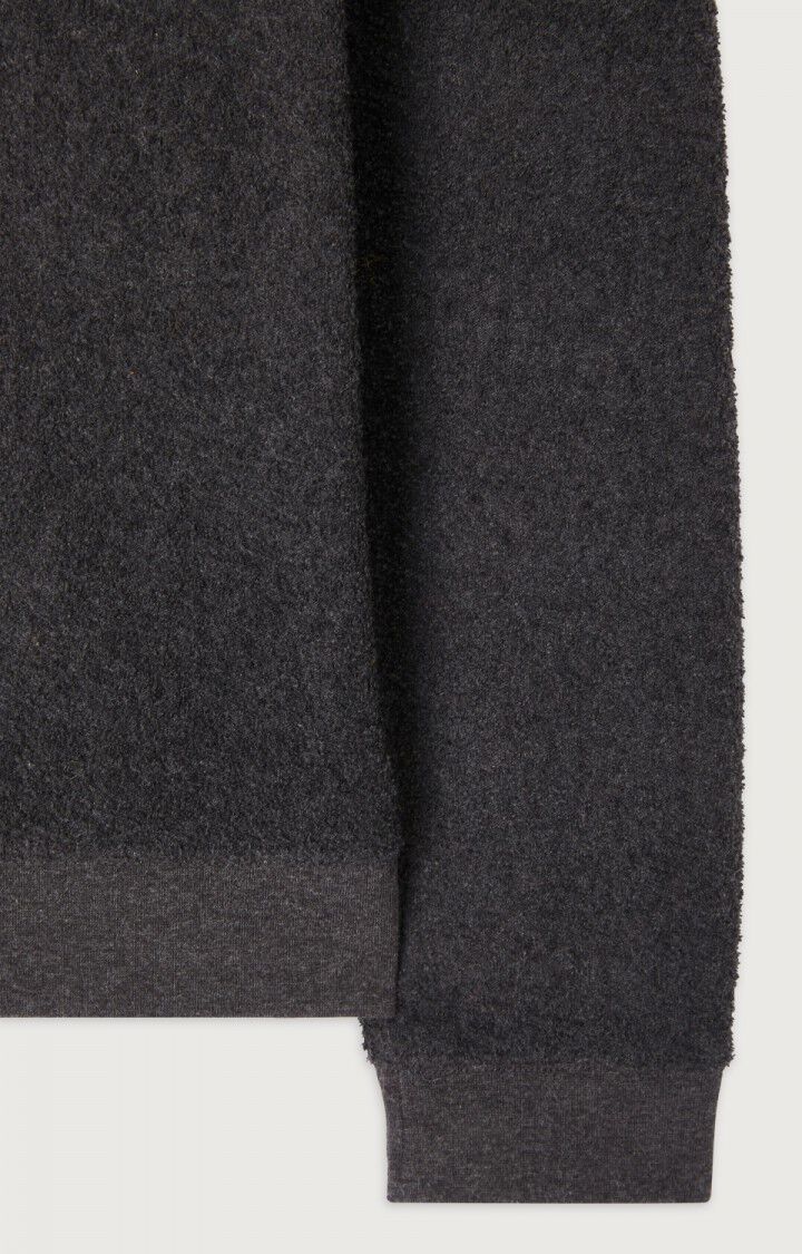 American Vintage SWEAT HOMME BOBYPARK ANTHRACITE CHINE