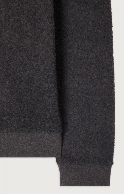 American Vintage SWEAT HOMME BOBYPARK ANTHRACITE CHINE