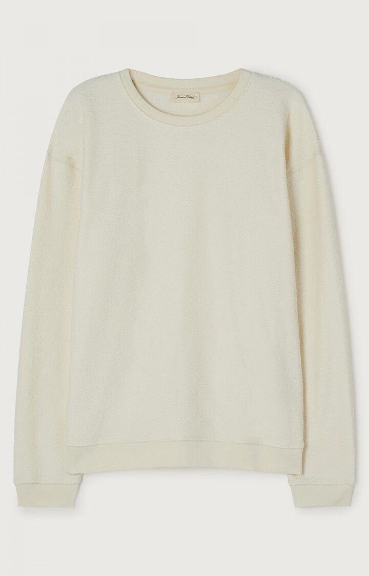 American Vintage SWEAT HOMME BOBYPARK ECRU